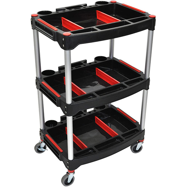 Would You Use This 3-Shelf Mechanics Tool Cart?