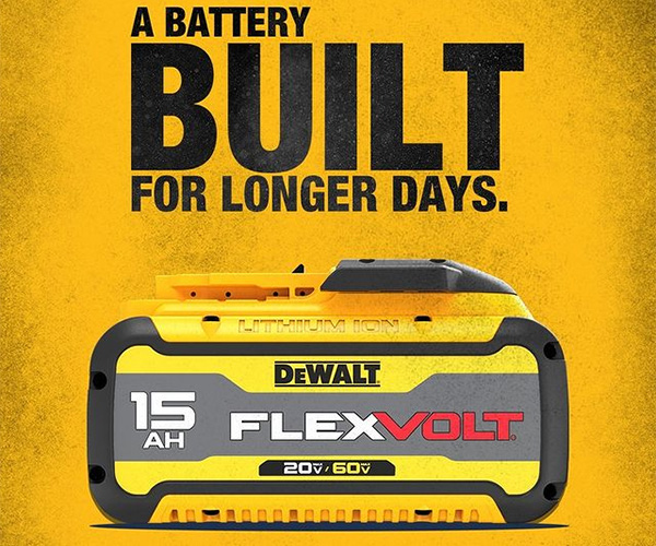 The New Dewalt 15Ah Battery has… Wings?