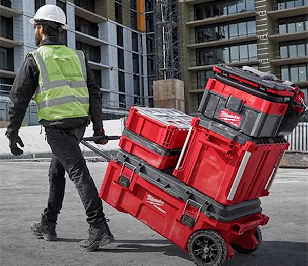 Milwaukee Packout Large Dual Stack Rolling Tool Box 48-22-8428