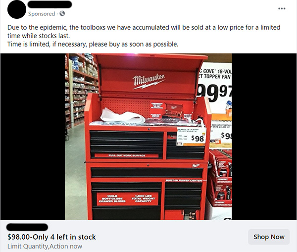 New Milwaukee Tool Box Scam
