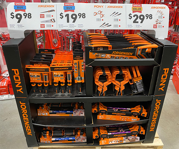 Pony Jorgensen Fathers Day Tool Display At Lowes
