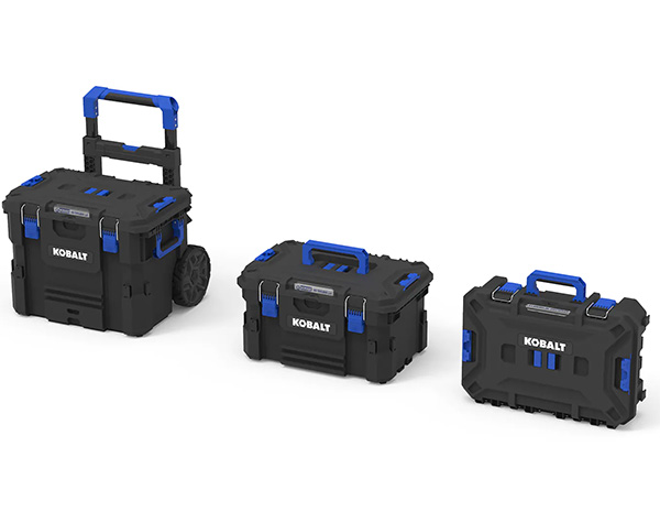 Kobalt 20-in Black Plastic Lockable Tool Box at