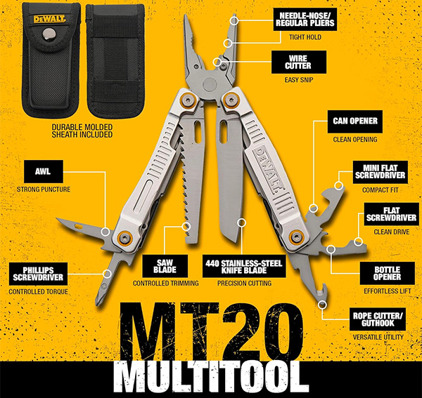 Dewalt MT20 Multi-Tool Features