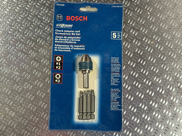 Bosch Quick Release Bit Chuck in Packaging