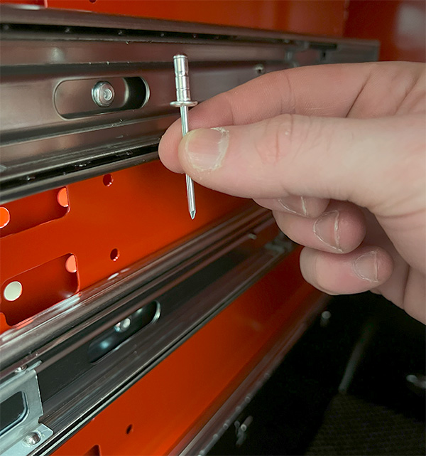 Craftsman 5-Drawer Rolling Tool Box Ball Bearing Slide Attachment
