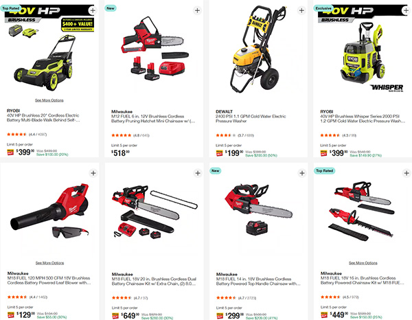 Home Depot Tool Deals of the Day 9-1-2025