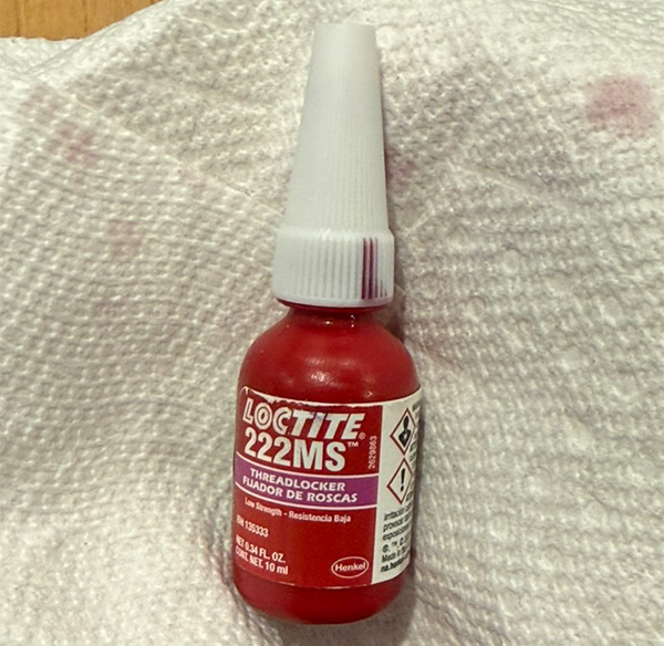 Loctite 222MS Leaking Bottle