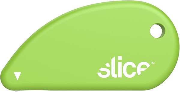 Slice Ceramic Blade Safety Cutter with Green Handle