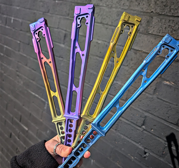Kinetic Customs, a Colorful Titanium Hammer Brand