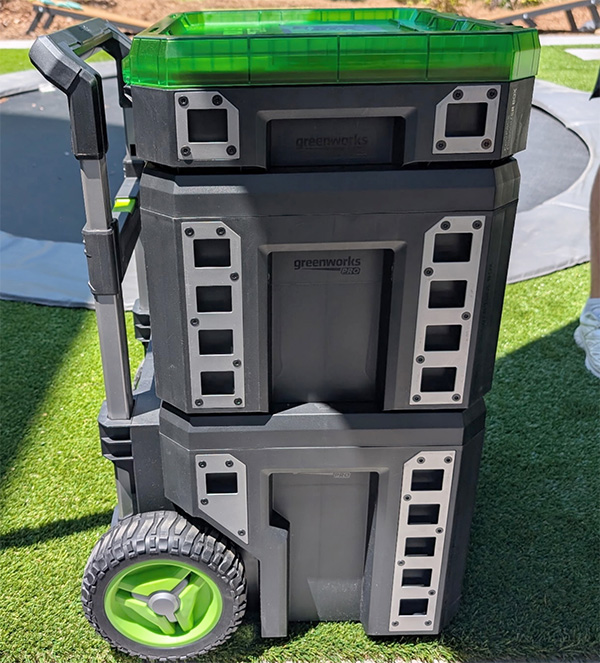 New Greenworks ProPack Modular Tool Box System