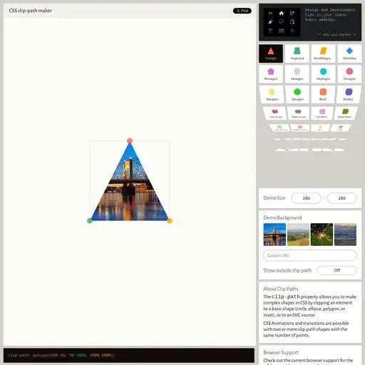 Clippy Css Clip Path Maker - Desktop City Illustrations for Desktop