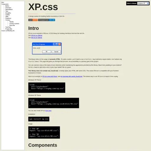 Playing With Xp Css - Full HD Minimal Designs for Desktop