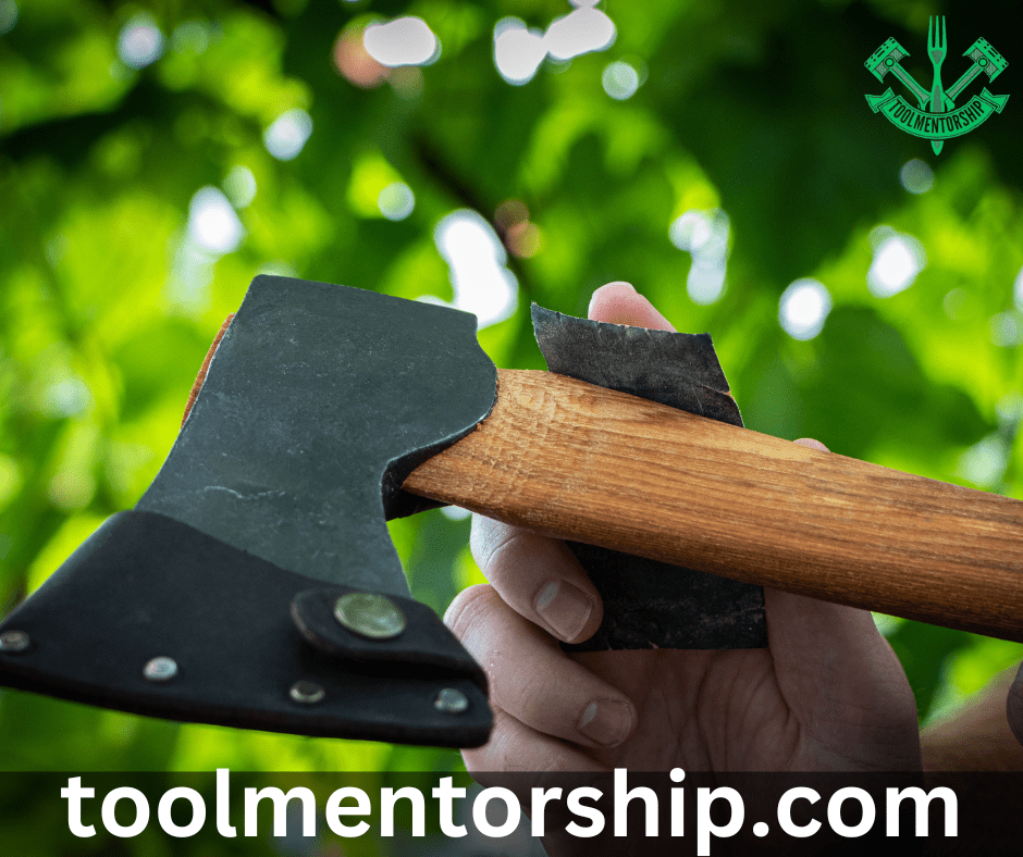 how to remove varnish from an axe handle
