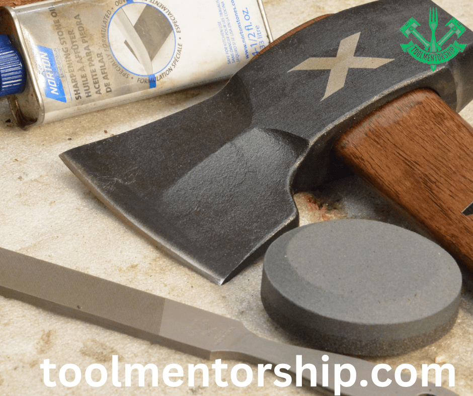 how to sharpen an axe