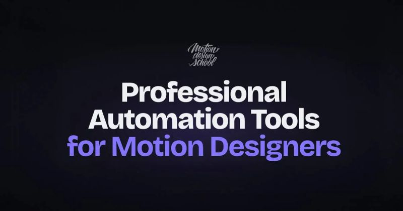 Mds Scripts Motion Design School Automation Tools - 8K Dark Images for Desktop