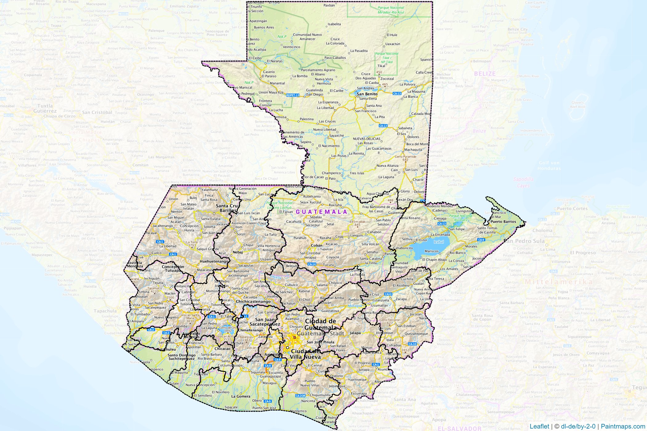 Mapas Detallados De Guatemala Para Descargar Gratis E Imprimir 1 85632385 1 