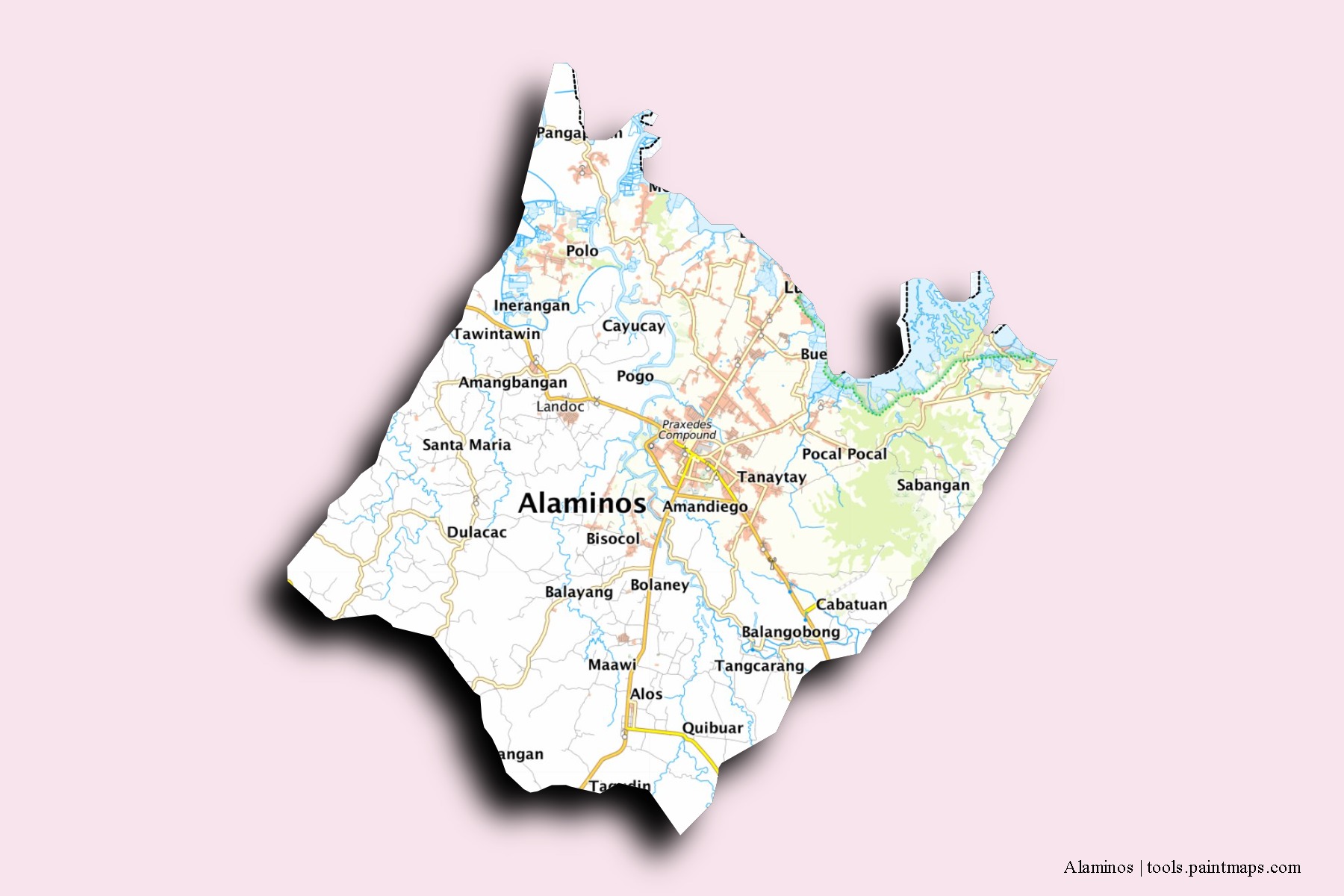 Rnek Alaminos Haritalar Cretsiz Online Harita K Rpma Arac Ile Photo Map 1108696591.