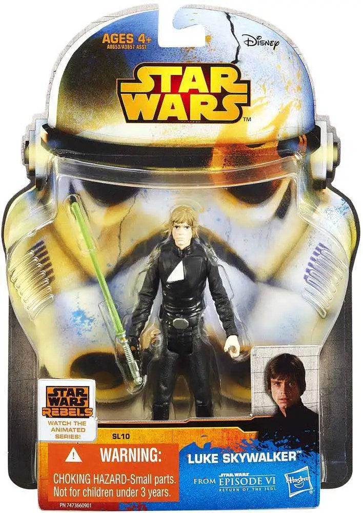 Star wars return of the jedi saga legends 2014 luke skywalker 3.75 action figure sl10 hasbro
