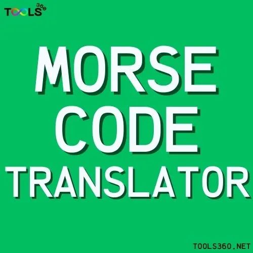 Morse Code Translator Blendertimer Web Tools - Best Minimal Designs in 8K