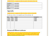 Monitoring Visit Report Template Tools4dev