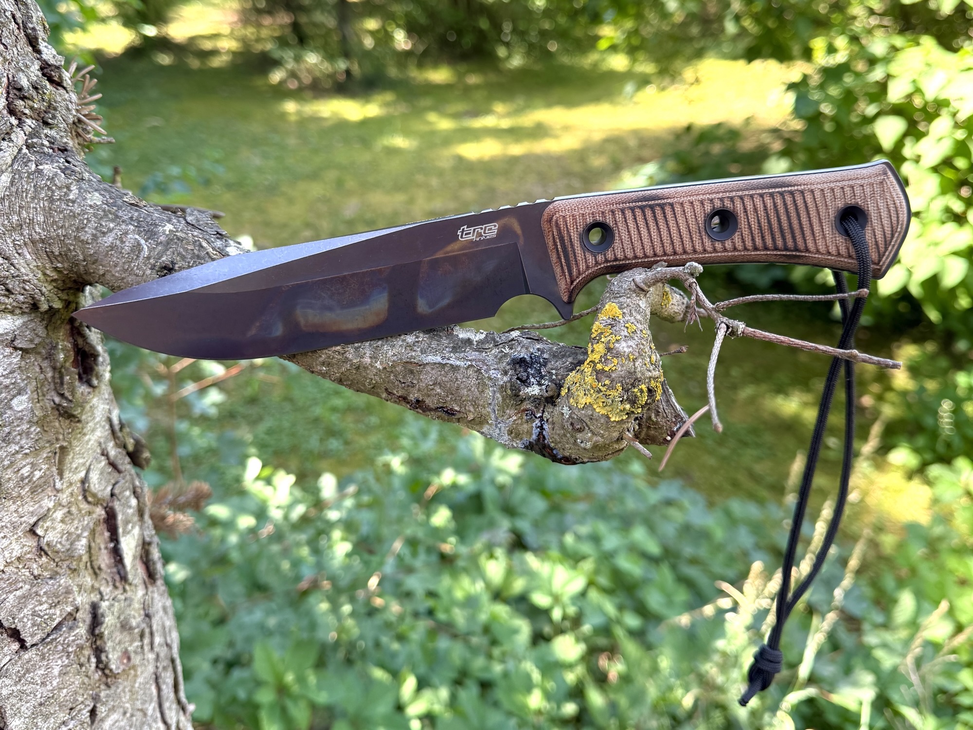 TRC Knives | APOCALYPSE | Elmax/ Post Apocalyptic/ Torched Natural