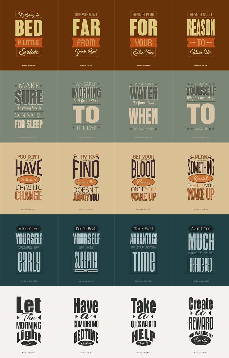 The Early Riser Tools For Motivation - Download Modern Geometric Background | Desktop