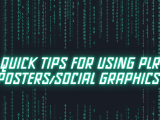 Quick Tips For Using Plr Posters Social Graphics Tools For Motivation