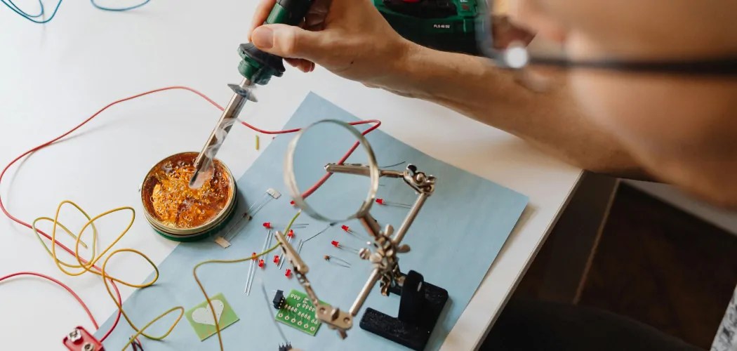 How to Hold a Soldering Iron