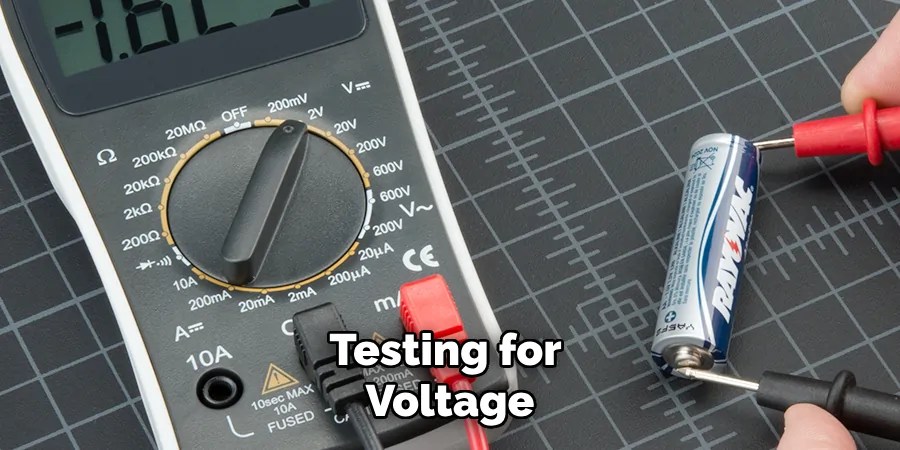 Testing for Voltage
