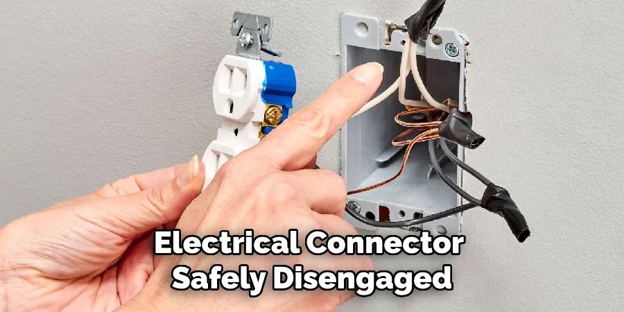 electrical connector safely disengaged