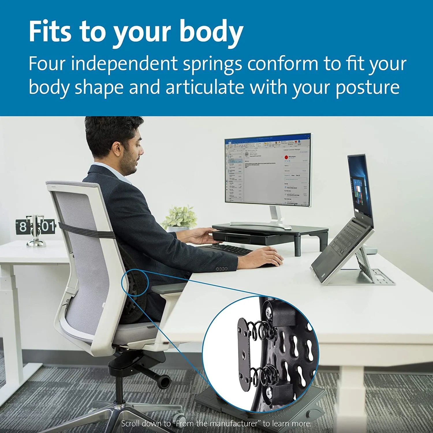 Ergonomic Back Support Tools Terminal Premium PC Accessories Solution