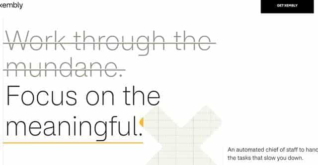 Xembly: Simplifica tu flujo de trabajo y ahorra tiempo.