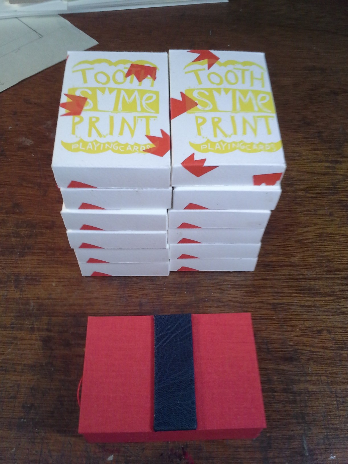 Toothsome Print Playing Cards