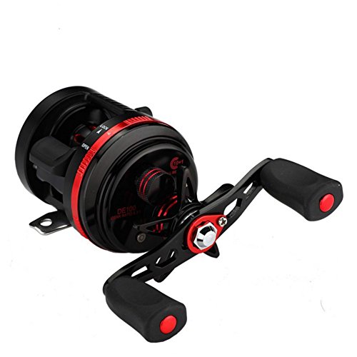 Isafish Baitcasting Reels 11BB Saltwater Baitcaster Drum Conventional Inshore and Offshore Saltwater and Freshwater Fishing Reels DE150 Right