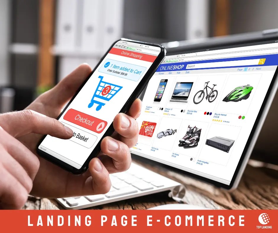 landing page e commerce