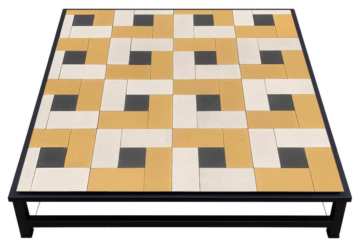 Interlocking concrete paving blocks in Design Number 32 by Top Concrete Product Factory.