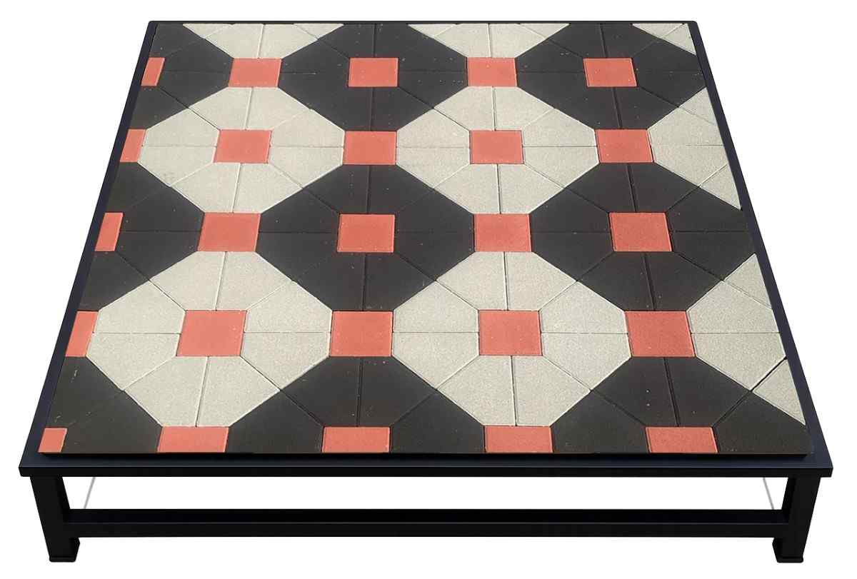 Interlocking concrete paving blocks in Design Number 33 by Top Concrete Product Factory.