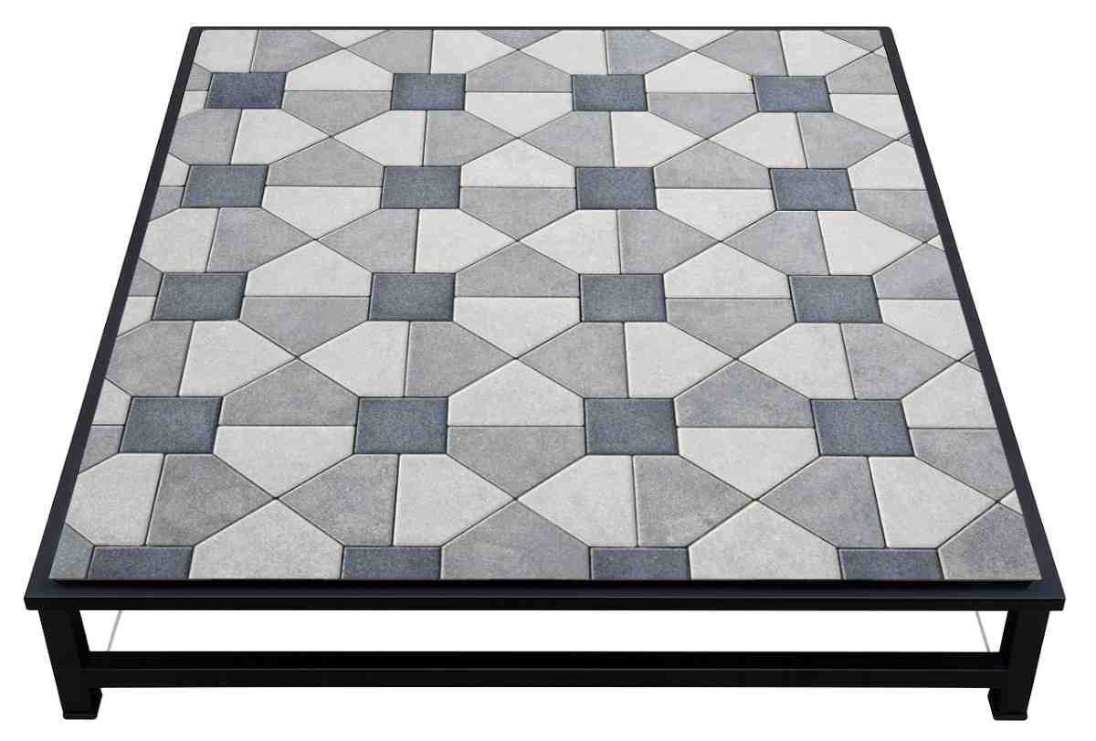 Interlocking concrete paving blocks in Design Number 38 by Top Concrete Product Factory.
