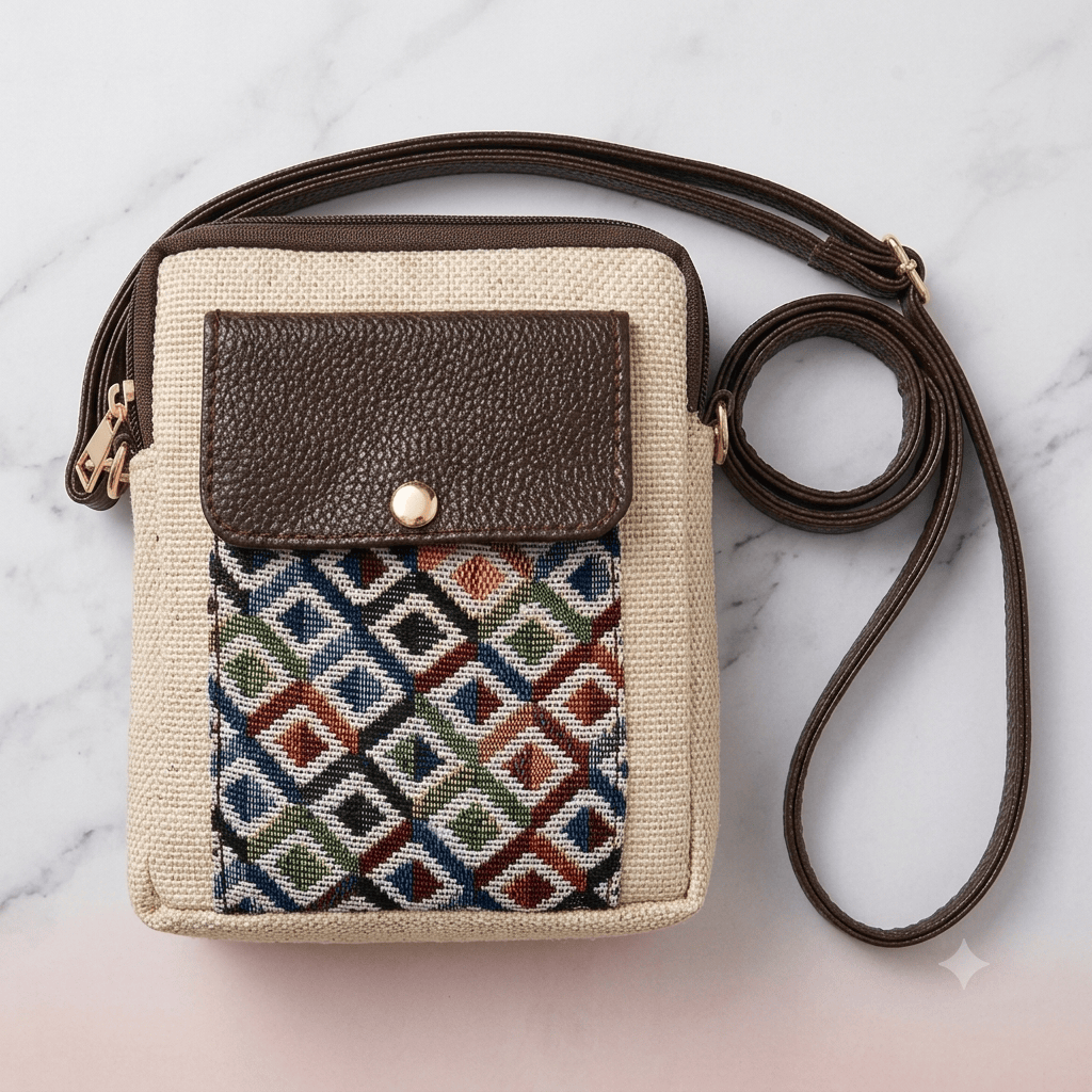 Trendy Leather Mobile Sling Bag for Girls & Women/ 1 PCS