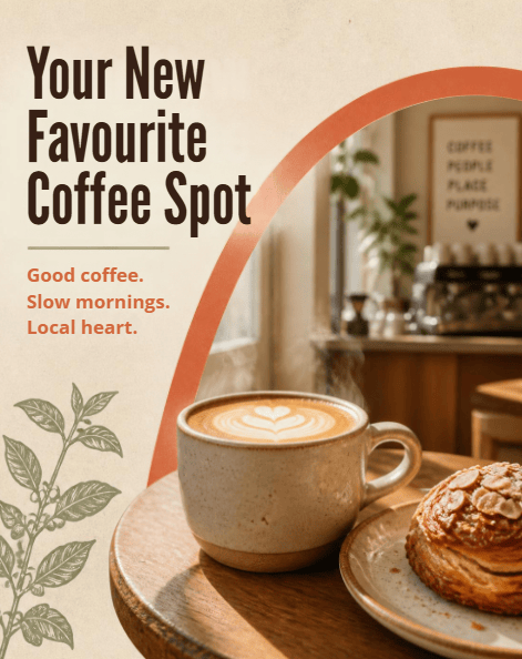 Canva AI poster example
