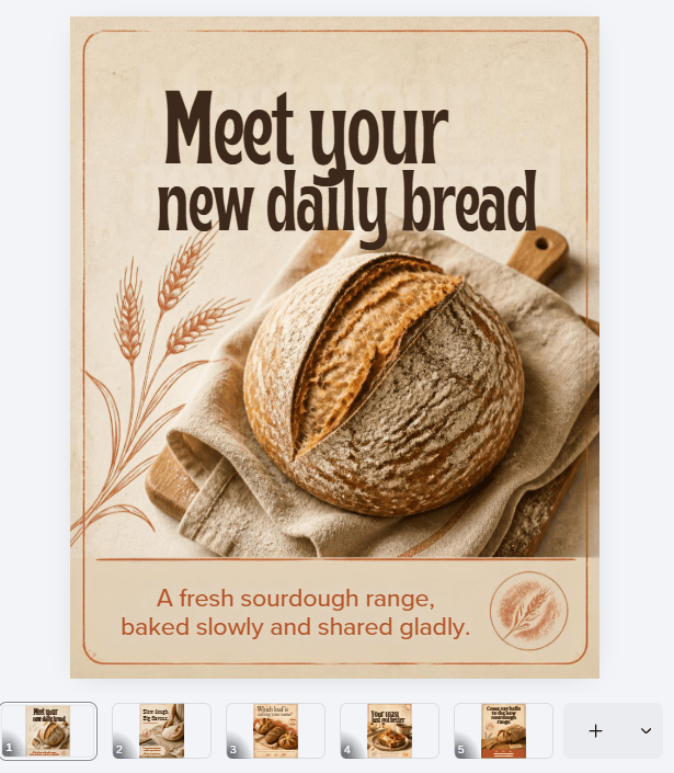 bakery poster example