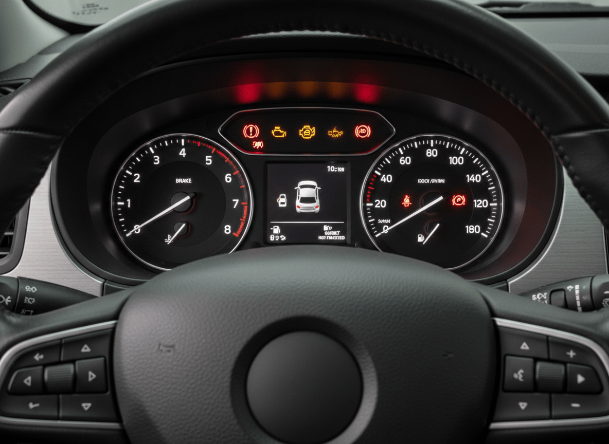 Generic car dashboard warning indicators