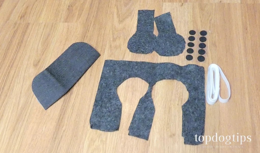 makeshift dog boots
