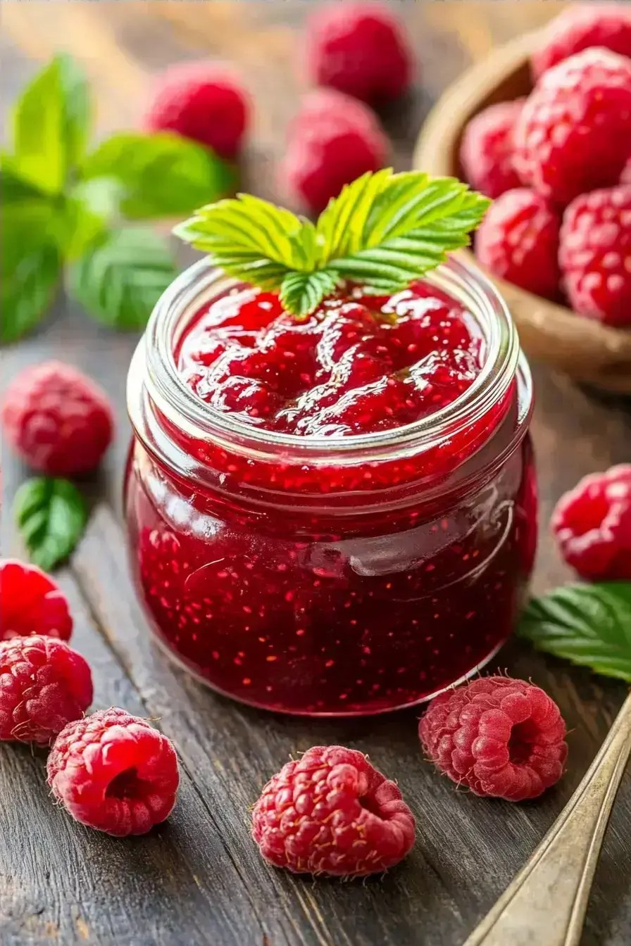 Creamy Seedless Raspberry Jam For Toast