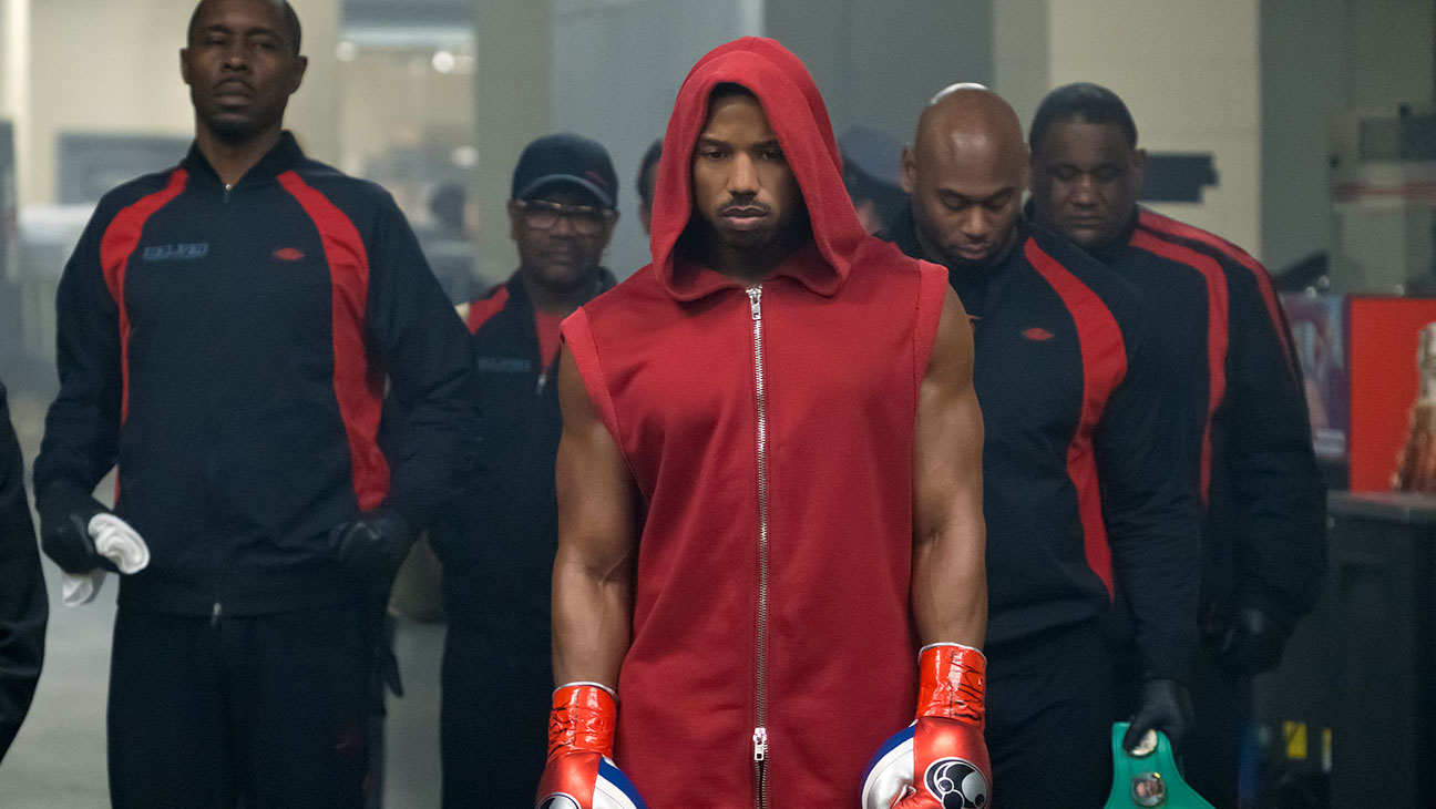 C2_09807_RC (left) Wood Harris stars as Tony 'Little Duke' Burton and (ctr) Michael B. Jordan as Adonis Creed in CREED II, a Metro Goldwyn Mayer Pictures and Warner Bros. Pictures film. Credit: Barry Wetcher / Metro Goldwyn Mayer Pictures / Warner Bros. Pictures © 2018 Metro-Goldwyn-Mayer Pictures Inc. and Warner Bros. Entertainment Inc. All Rights Reserved.