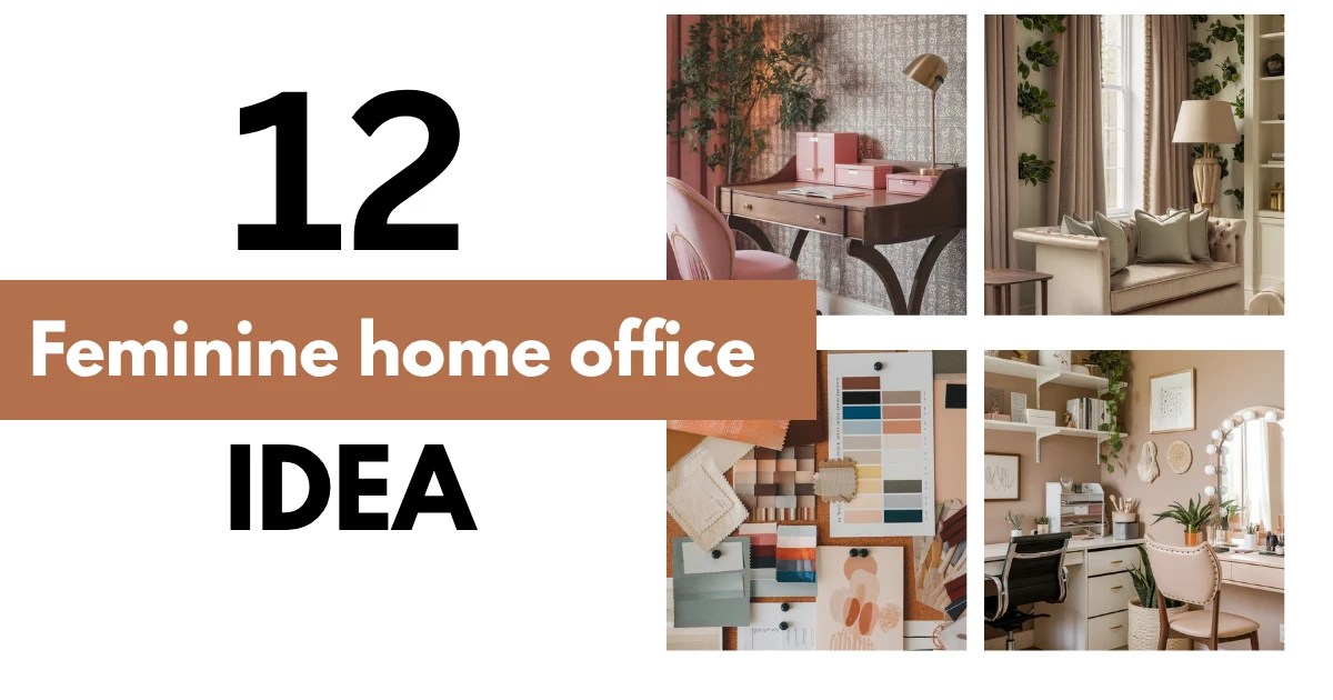 feminine home office ideas