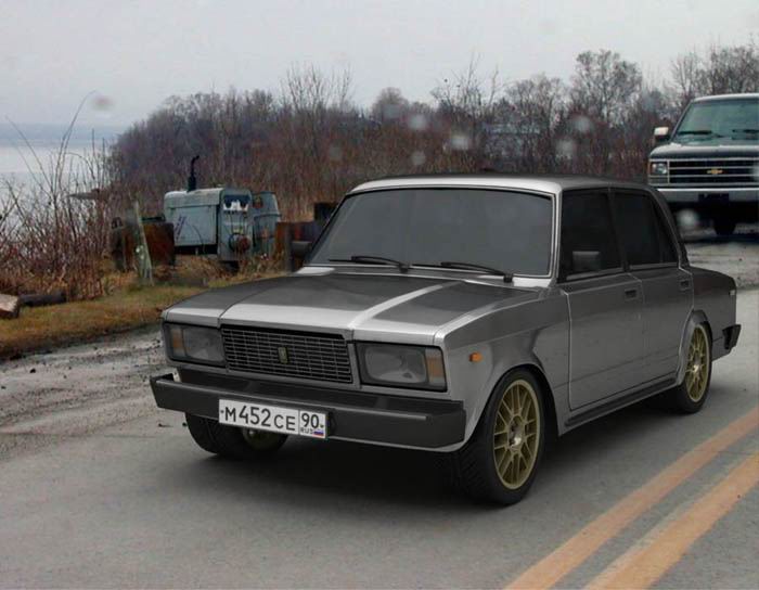 Лада 2107 тюнинг фото