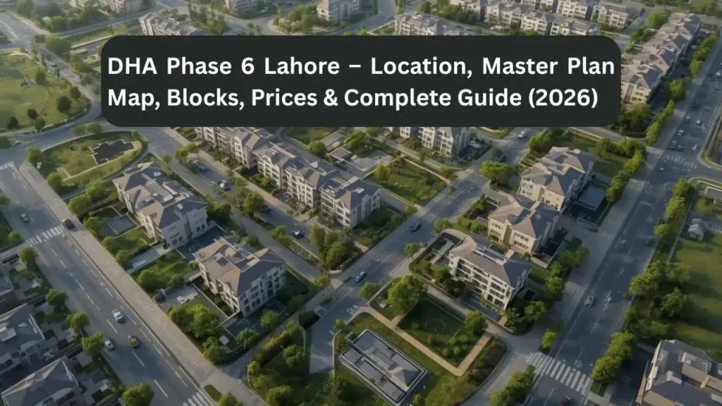 DHA Lahore All Phases Guide Maps Prices Property Insights DHA Phase 6 Lahore