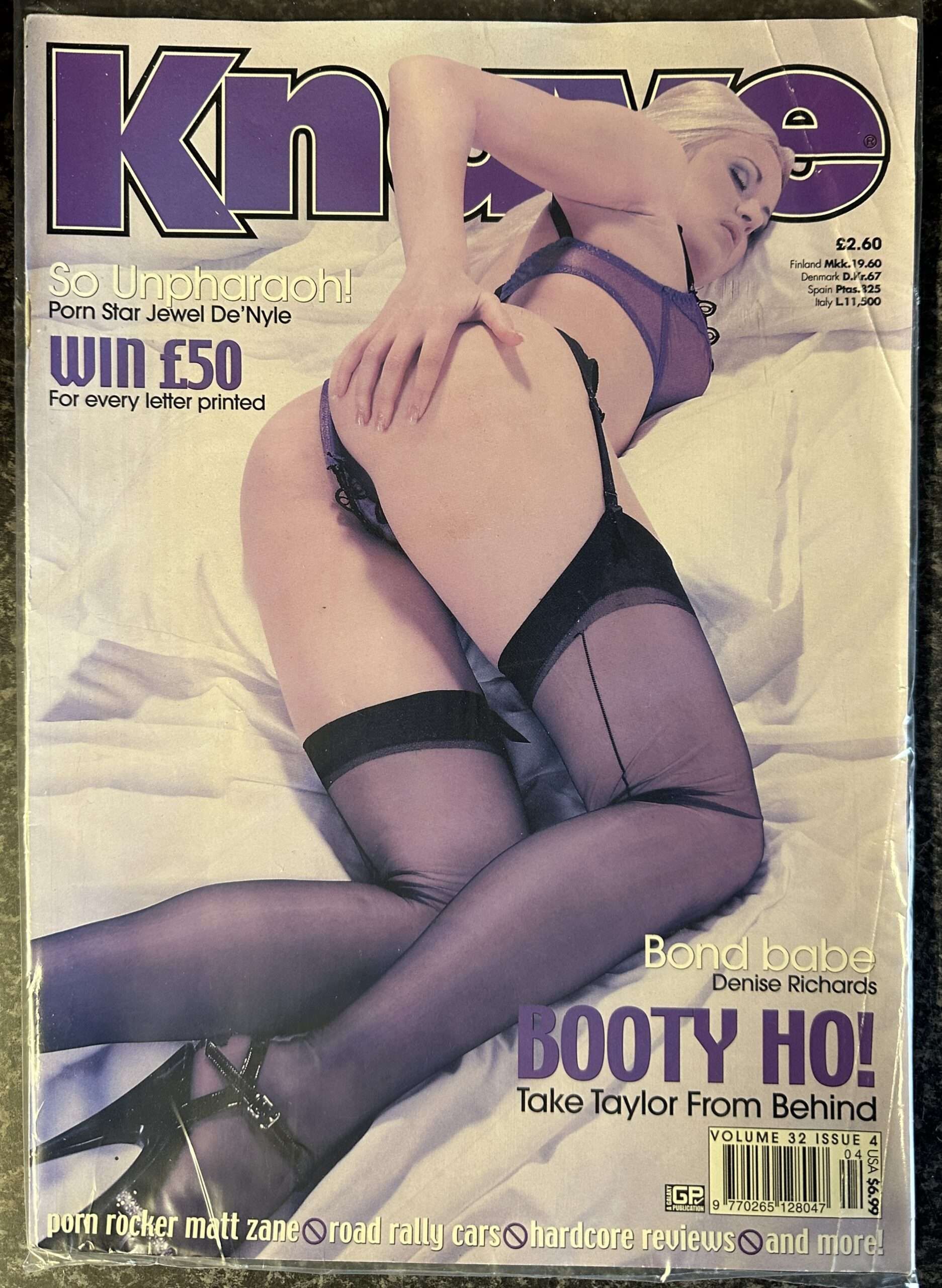 Knave volume.32 no.4 collectors adult porn magazine