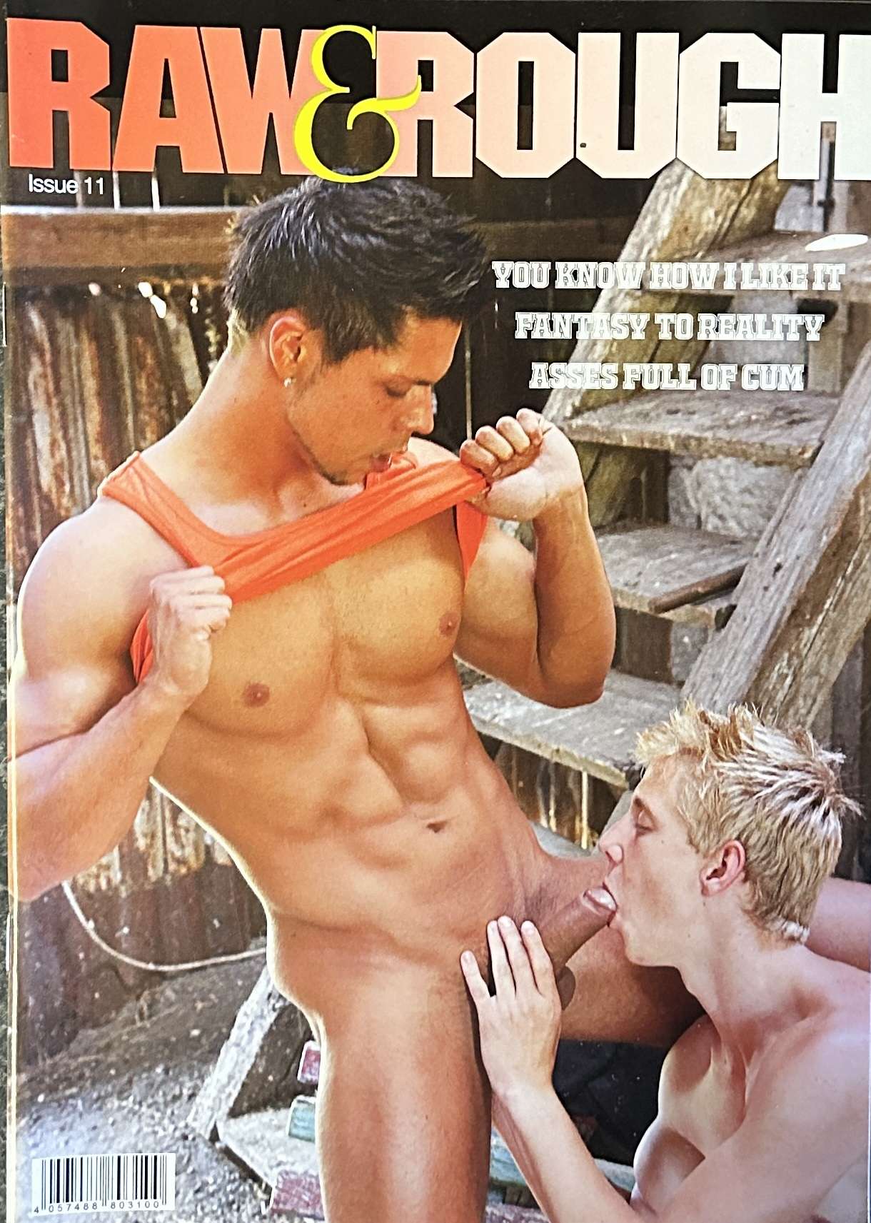 Raw and rough issue 11 gay magazine.